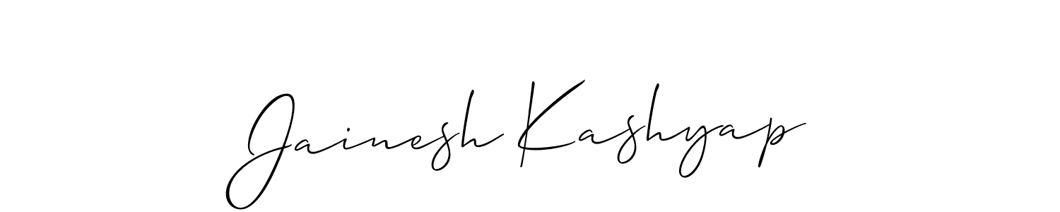 Make a beautiful signature design for name Jainesh Kashyap. Use this online signature maker to create a handwritten signature for free. Jainesh Kashyap signature style 2 images and pictures png