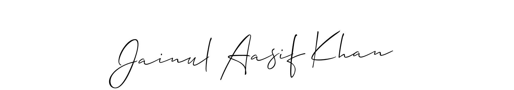 Once you've used our free online signature maker to create your best signature Allison_Script style, it's time to enjoy all of the benefits that Jainul Aasif Khan name signing documents. Jainul Aasif Khan signature style 2 images and pictures png
