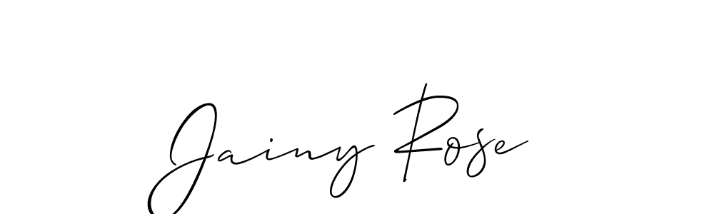 Check out images of Autograph of Jainy Rose name. Actor Jainy Rose Signature Style. Allison_Script is a professional sign style online. Jainy Rose signature style 2 images and pictures png