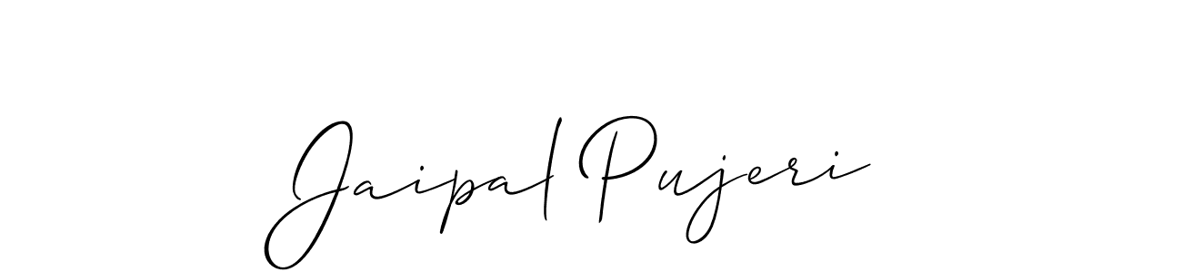 Once you've used our free online signature maker to create your best signature Allison_Script style, it's time to enjoy all of the benefits that Jaipal Pujeri name signing documents. Jaipal Pujeri signature style 2 images and pictures png