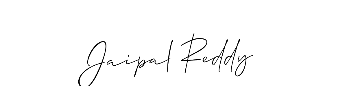Create a beautiful signature design for name Jaipal Reddy. With this signature (Allison_Script) fonts, you can make a handwritten signature for free. Jaipal Reddy signature style 2 images and pictures png