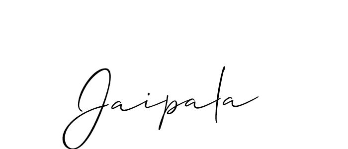 How to make Jaipala signature? Allison_Script is a professional autograph style. Create handwritten signature for Jaipala name. Jaipala signature style 2 images and pictures png