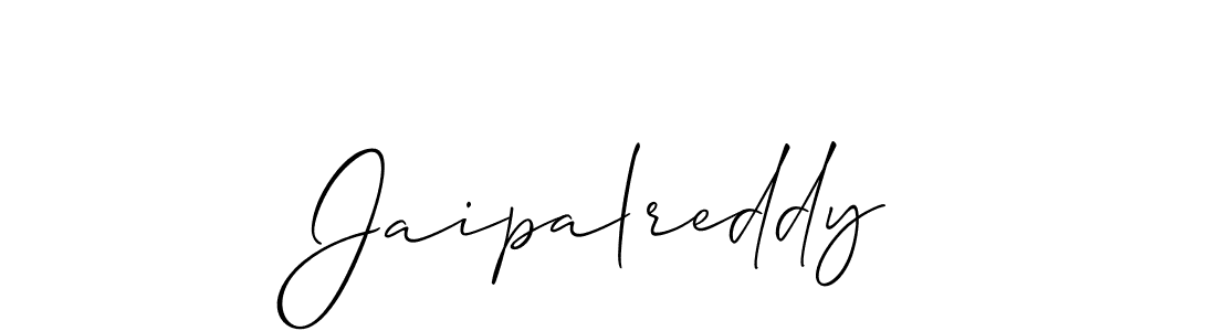 How to make Jaipalreddy signature? Allison_Script is a professional autograph style. Create handwritten signature for Jaipalreddy name. Jaipalreddy signature style 2 images and pictures png