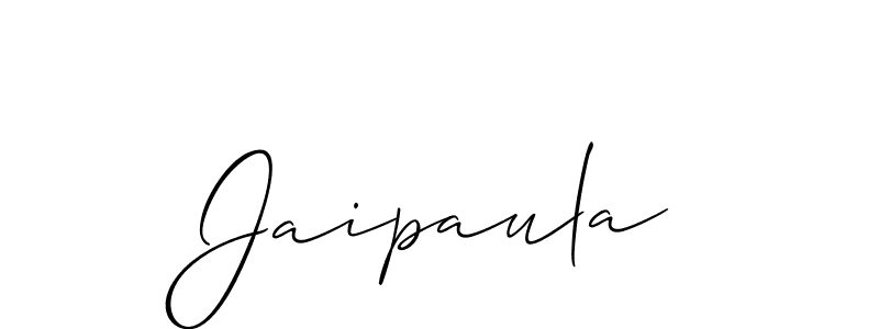 How to Draw Jaipaula signature style? Allison_Script is a latest design signature styles for name Jaipaula. Jaipaula signature style 2 images and pictures png