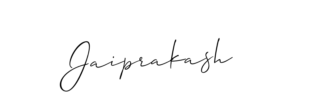 Jaiprakash stylish signature style. Best Handwritten Sign (Allison_Script) for my name. Handwritten Signature Collection Ideas for my name Jaiprakash. Jaiprakash signature style 2 images and pictures png