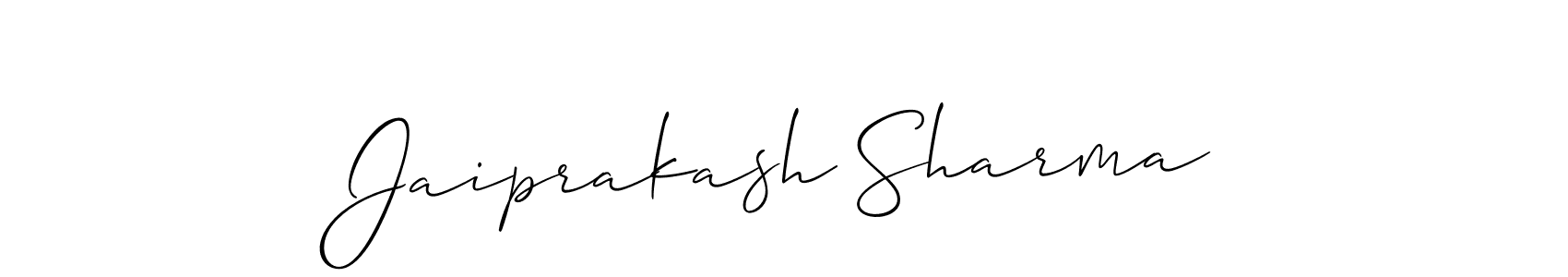 Best and Professional Signature Style for Jaiprakash Sharma. Allison_Script Best Signature Style Collection. Jaiprakash Sharma signature style 2 images and pictures png
