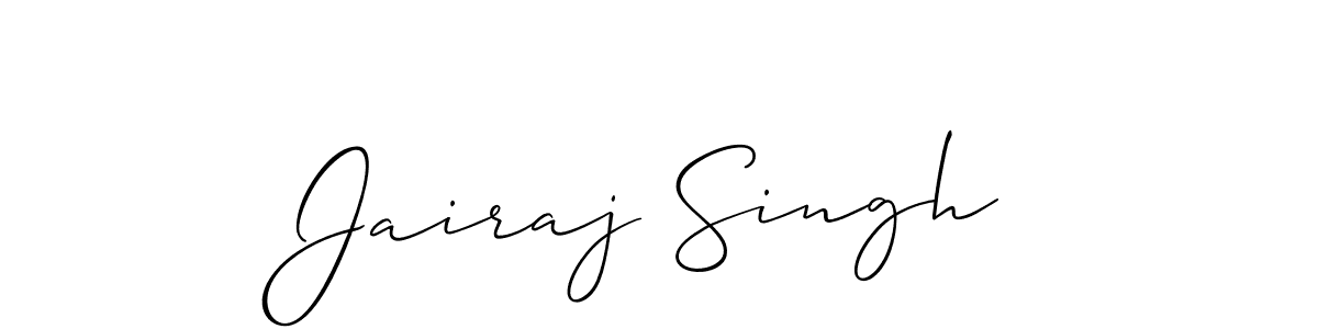 This is the best signature style for the Jairaj Singh name. Also you like these signature font (Allison_Script). Mix name signature. Jairaj Singh signature style 2 images and pictures png