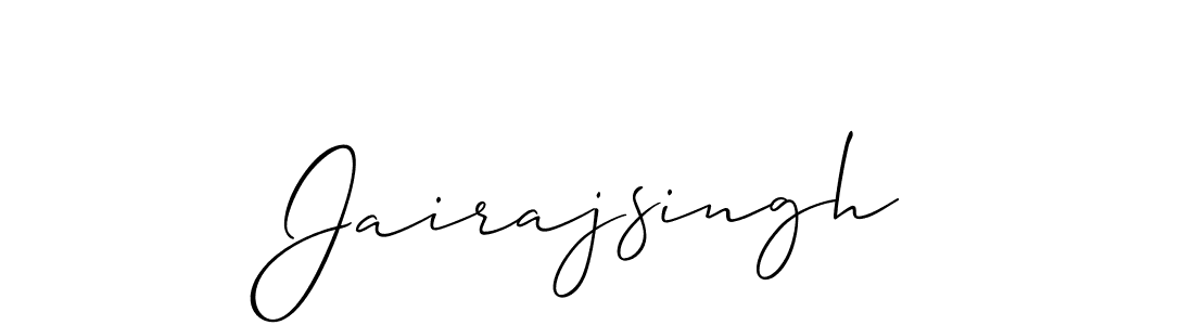 How to Draw Jairajsingh signature style? Allison_Script is a latest design signature styles for name Jairajsingh. Jairajsingh signature style 2 images and pictures png