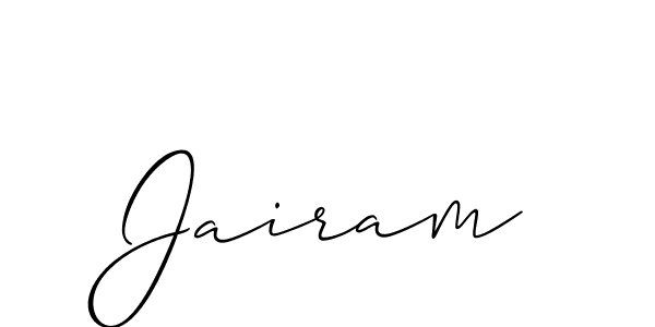 Also You can easily find your signature by using the search form. We will create Jairam name handwritten signature images for you free of cost using Allison_Script sign style. Jairam signature style 2 images and pictures png