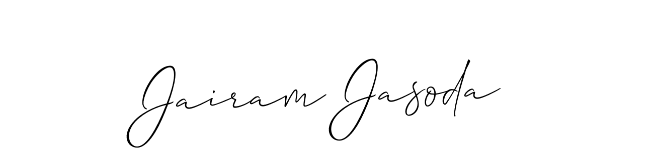 How to Draw Jairam Jasoda signature style? Allison_Script is a latest design signature styles for name Jairam Jasoda. Jairam Jasoda signature style 2 images and pictures png