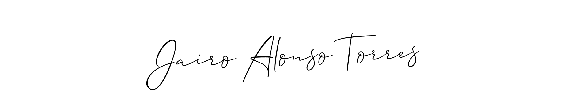 Check out images of Autograph of Jairo Alonso Torres name. Actor Jairo Alonso Torres Signature Style. Allison_Script is a professional sign style online. Jairo Alonso Torres signature style 2 images and pictures png
