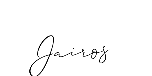 The best way (Allison_Script) to make a short signature is to pick only two or three words in your name. The name Jairos include a total of six letters. For converting this name. Jairos signature style 2 images and pictures png