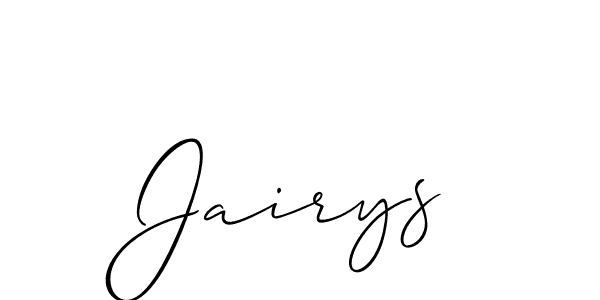 You should practise on your own different ways (Allison_Script) to write your name (Jairys) in signature. don't let someone else do it for you. Jairys signature style 2 images and pictures png