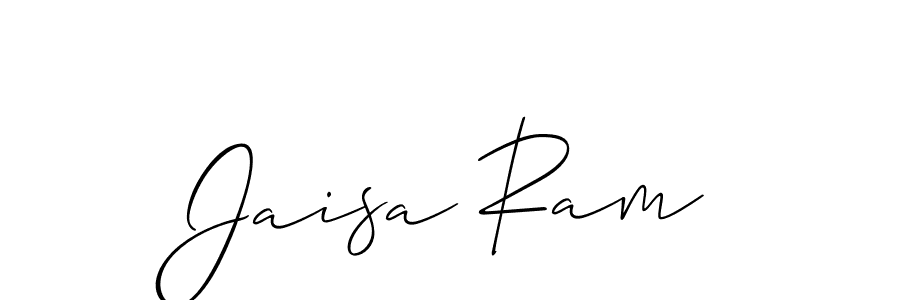 Jaisa Ram stylish signature style. Best Handwritten Sign (Allison_Script) for my name. Handwritten Signature Collection Ideas for my name Jaisa Ram. Jaisa Ram signature style 2 images and pictures png
