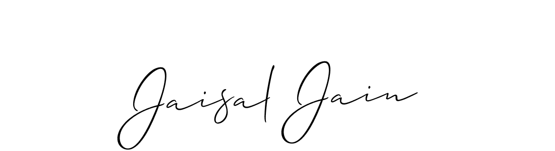 Also You can easily find your signature by using the search form. We will create Jaisal Jain name handwritten signature images for you free of cost using Allison_Script sign style. Jaisal Jain signature style 2 images and pictures png