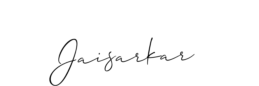 Make a short Jaisarkar signature style. Manage your documents anywhere anytime using Allison_Script. Create and add eSignatures, submit forms, share and send files easily. Jaisarkar signature style 2 images and pictures png