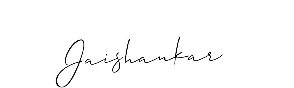 Also You can easily find your signature by using the search form. We will create Jaishankar name handwritten signature images for you free of cost using Allison_Script sign style. Jaishankar signature style 2 images and pictures png