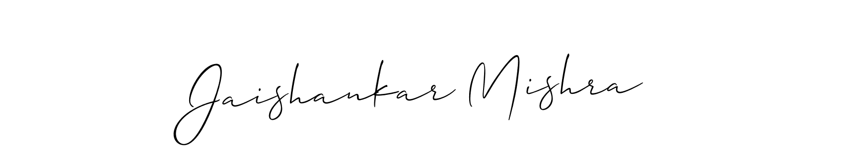The best way (Allison_Script) to make a short signature is to pick only two or three words in your name. The name Jaishankar Mishra include a total of six letters. For converting this name. Jaishankar Mishra signature style 2 images and pictures png