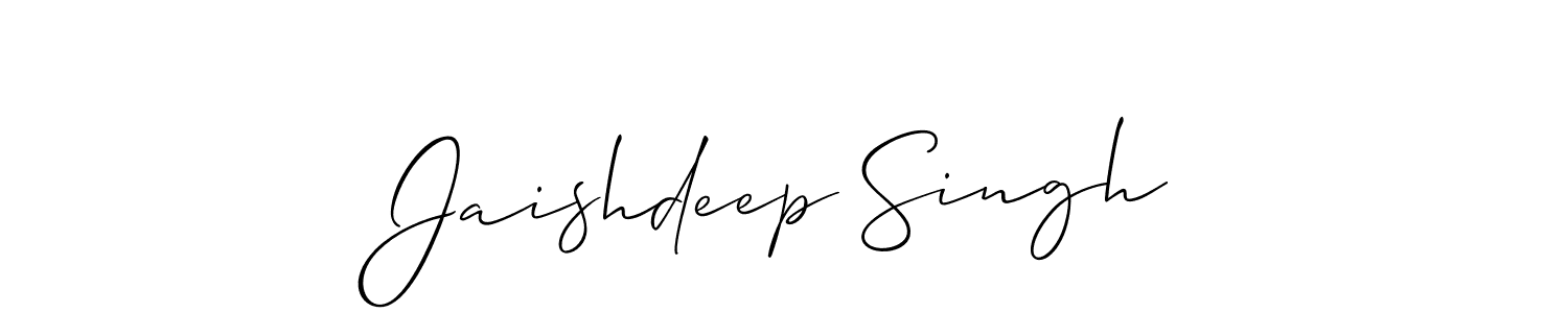 Also we have Jaishdeep Singh name is the best signature style. Create professional handwritten signature collection using Allison_Script autograph style. Jaishdeep Singh signature style 2 images and pictures png