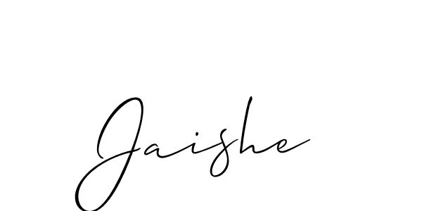 You should practise on your own different ways (Allison_Script) to write your name (Jaishe) in signature. don't let someone else do it for you. Jaishe signature style 2 images and pictures png