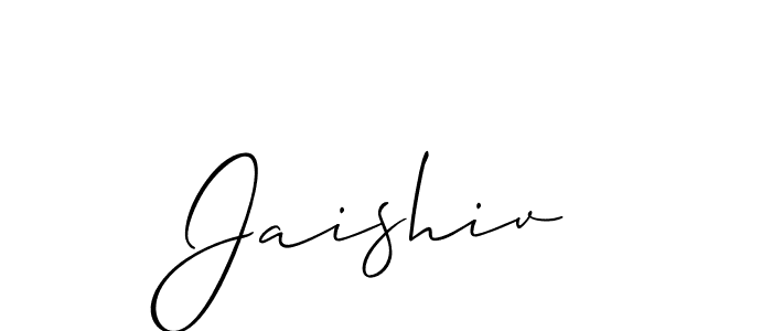 It looks lik you need a new signature style for name Jaishiv. Design unique handwritten (Allison_Script) signature with our free signature maker in just a few clicks. Jaishiv signature style 2 images and pictures png