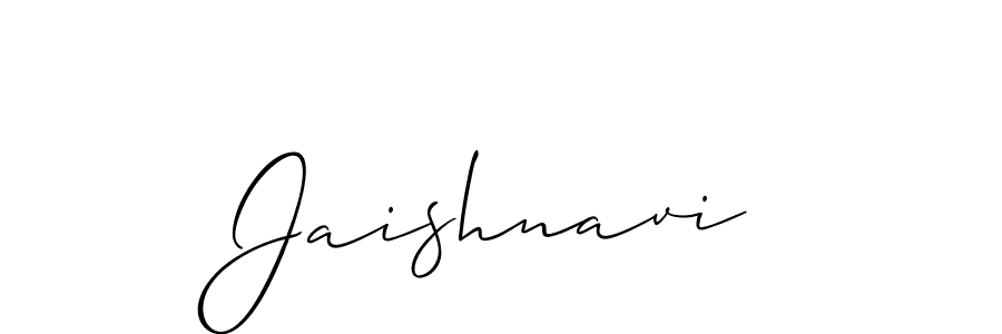 Allison_Script is a professional signature style that is perfect for those who want to add a touch of class to their signature. It is also a great choice for those who want to make their signature more unique. Get Jaishnavi name to fancy signature for free. Jaishnavi signature style 2 images and pictures png