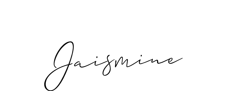 It looks lik you need a new signature style for name Jaismine. Design unique handwritten (Allison_Script) signature with our free signature maker in just a few clicks. Jaismine signature style 2 images and pictures png