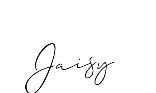 Create a beautiful signature design for name Jaisy. With this signature (Allison_Script) fonts, you can make a handwritten signature for free. Jaisy signature style 2 images and pictures png