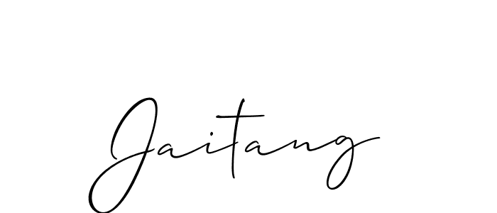 You can use this online signature creator to create a handwritten signature for the name Jaitang. This is the best online autograph maker. Jaitang signature style 2 images and pictures png