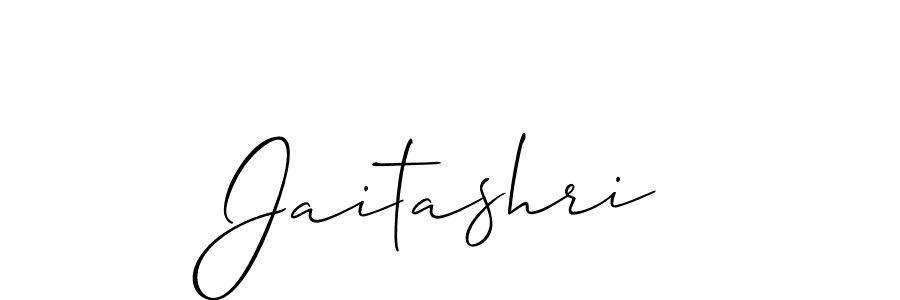 The best way (Allison_Script) to make a short signature is to pick only two or three words in your name. The name Jaitashri include a total of six letters. For converting this name. Jaitashri signature style 2 images and pictures png