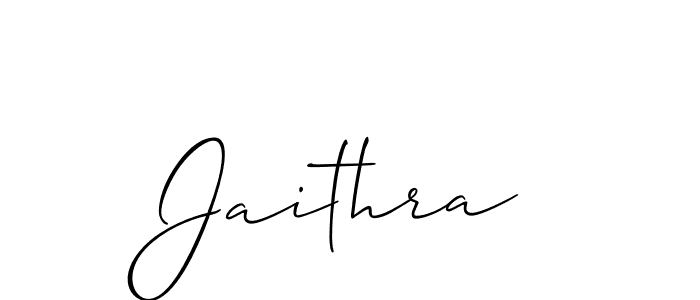 You should practise on your own different ways (Allison_Script) to write your name (Jaithra) in signature. don't let someone else do it for you. Jaithra signature style 2 images and pictures png