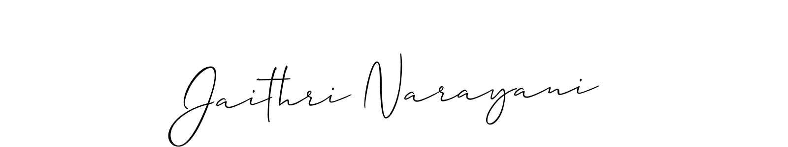 Best and Professional Signature Style for Jaithri Narayani. Allison_Script Best Signature Style Collection. Jaithri Narayani signature style 2 images and pictures png