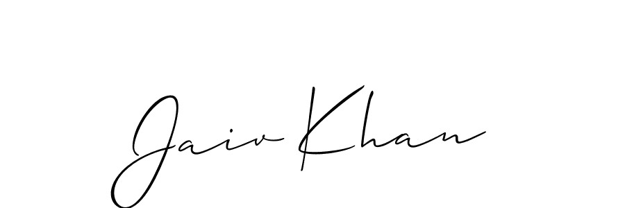 You can use this online signature creator to create a handwritten signature for the name Jaiv Khan. This is the best online autograph maker. Jaiv Khan signature style 2 images and pictures png