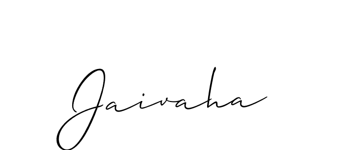 You should practise on your own different ways (Allison_Script) to write your name (Jaivaha) in signature. don't let someone else do it for you. Jaivaha signature style 2 images and pictures png