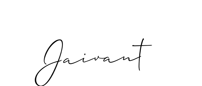 Also we have Jaivant name is the best signature style. Create professional handwritten signature collection using Allison_Script autograph style. Jaivant signature style 2 images and pictures png