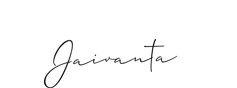 Make a beautiful signature design for name Jaivanta. Use this online signature maker to create a handwritten signature for free. Jaivanta signature style 2 images and pictures png