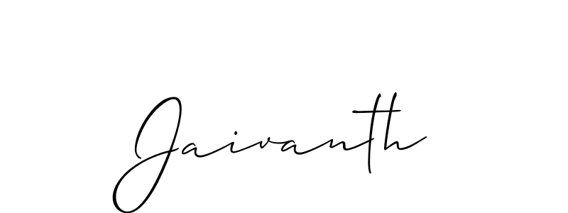 Allison_Script is a professional signature style that is perfect for those who want to add a touch of class to their signature. It is also a great choice for those who want to make their signature more unique. Get Jaivanth name to fancy signature for free. Jaivanth signature style 2 images and pictures png