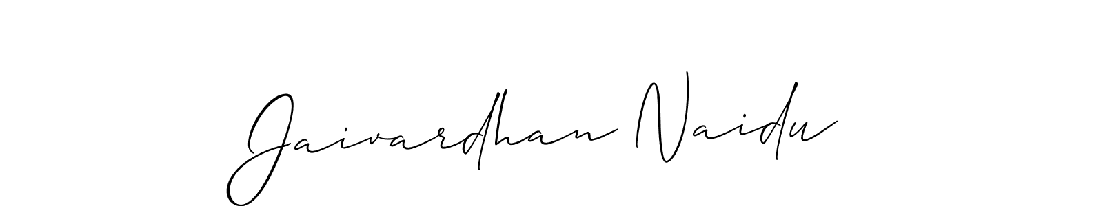 This is the best signature style for the Jaivardhan Naidu name. Also you like these signature font (Allison_Script). Mix name signature. Jaivardhan Naidu signature style 2 images and pictures png