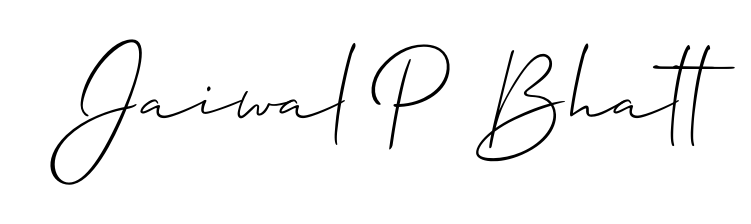 Designed for modern professionals: Jaiwal P Bhatt name signature crafted with Allison_Script script. Ready for digital PDF workflows. Jaiwal P Bhatt signature style 2 images and pictures png