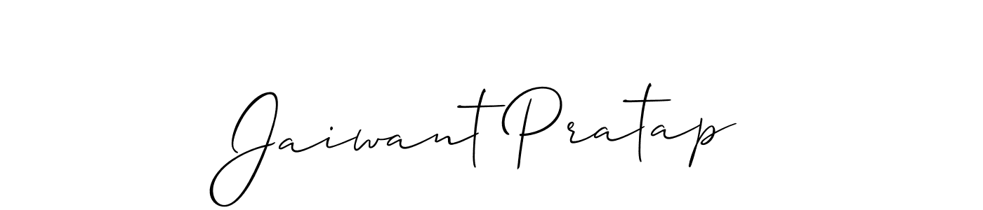 if you are searching for the best signature style for your name Jaiwant Pratap. so please give up your signature search. here we have designed multiple signature styles  using Allison_Script. Jaiwant Pratap signature style 2 images and pictures png