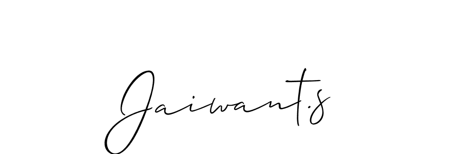 Make a beautiful signature design for name Jaiwant.s. With this signature (Allison_Script) style, you can create a handwritten signature for free. Jaiwant.s signature style 2 images and pictures png