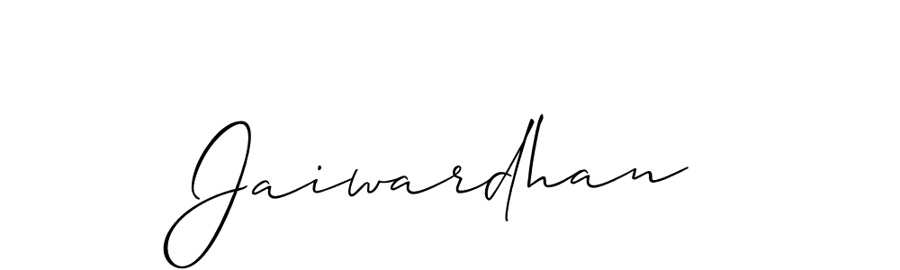 It looks lik you need a new signature style for name Jaiwardhan. Design unique handwritten (Allison_Script) signature with our free signature maker in just a few clicks. Jaiwardhan signature style 2 images and pictures png