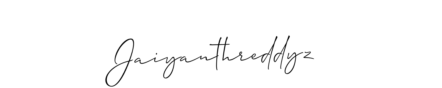 Make a beautiful signature design for name Jaiyanthreddyz . Use this online signature maker to create a handwritten signature for free. Jaiyanthreddyz  signature style 2 images and pictures png