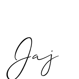 It looks lik you need a new signature style for name Jaj. Design unique handwritten (Allison_Script) signature with our free signature maker in just a few clicks. Jaj signature style 2 images and pictures png