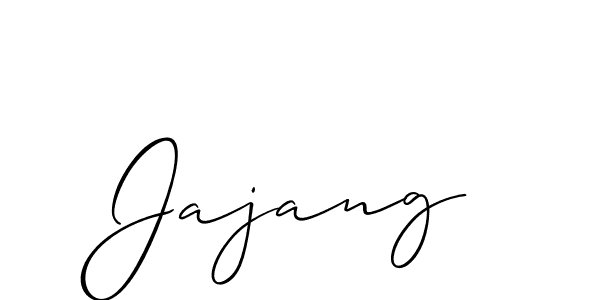 Similarly Allison_Script is the best handwritten signature design. Signature creator online .You can use it as an online autograph creator for name Jajang. Jajang signature style 2 images and pictures png