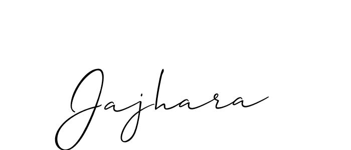 Allison_Script is a professional signature style that is perfect for those who want to add a touch of class to their signature. It is also a great choice for those who want to make their signature more unique. Get Jajhara name to fancy signature for free. Jajhara signature style 2 images and pictures png