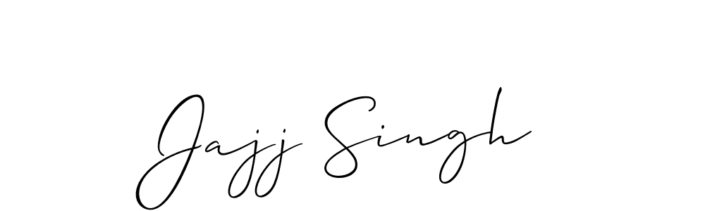 How to make Jajj Singh signature? Allison_Script is a professional autograph style. Create handwritten signature for Jajj Singh name. Jajj Singh signature style 2 images and pictures png
