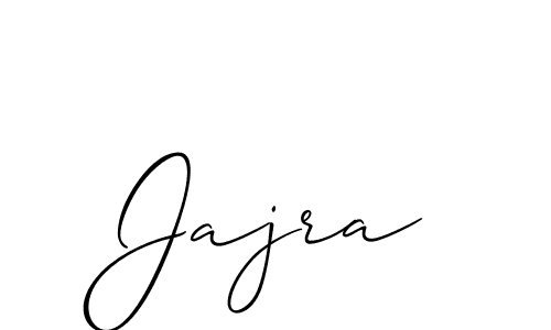Make a beautiful signature design for name Jajra. With this signature (Allison_Script) style, you can create a handwritten signature for free. Jajra signature style 2 images and pictures png