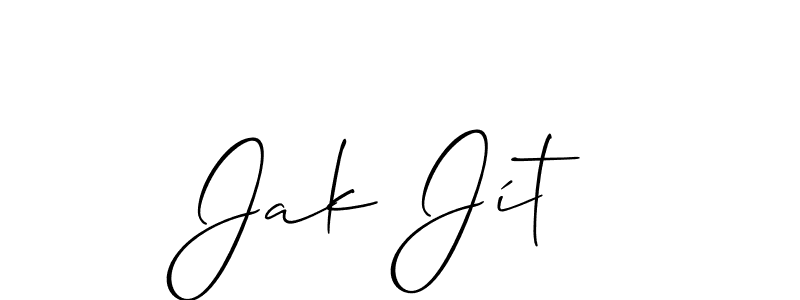 It looks lik you need a new signature style for name Jak Jít. Design unique handwritten (Allison_Script) signature with our free signature maker in just a few clicks. Jak Jít signature style 2 images and pictures png