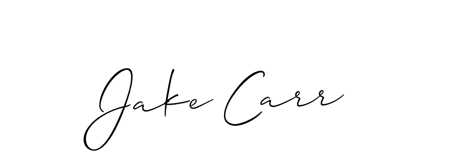 Allison_Script is a professional signature style that is perfect for those who want to add a touch of class to their signature. It is also a great choice for those who want to make their signature more unique. Get Jake Carr name to fancy signature for free. Jake Carr signature style 2 images and pictures png
